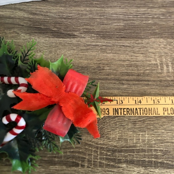 Vtg 70’s Flocked Tree Wall Decor - Picture 4 of 12